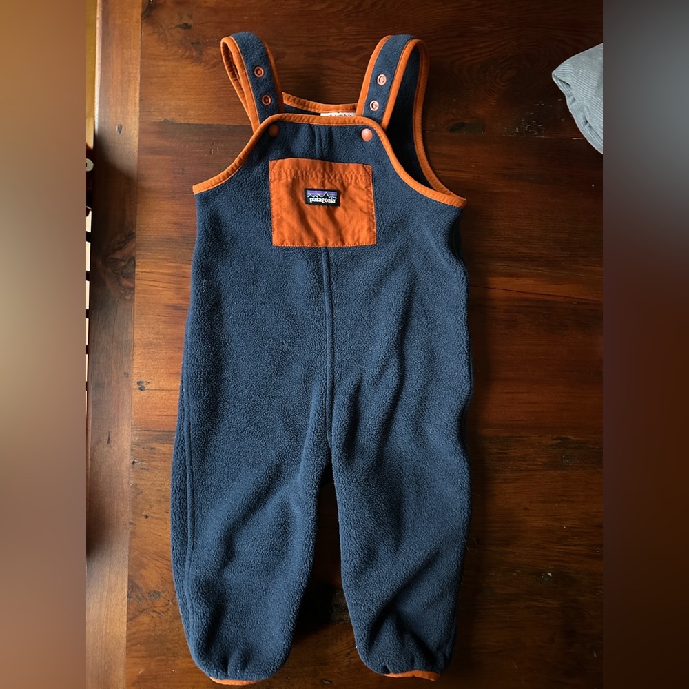 Patagonia synchilla fleece overalls